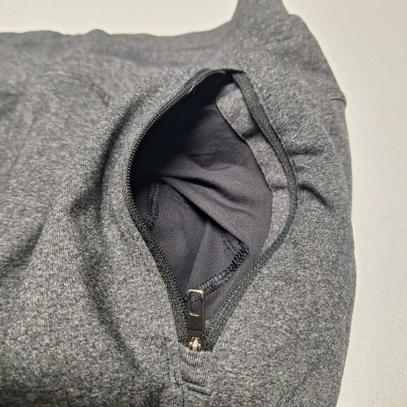 Lululemon Reflective Sweat Pants Jogger Gray Mens Small Zip Pockets Athletic - Picture 6 of 9